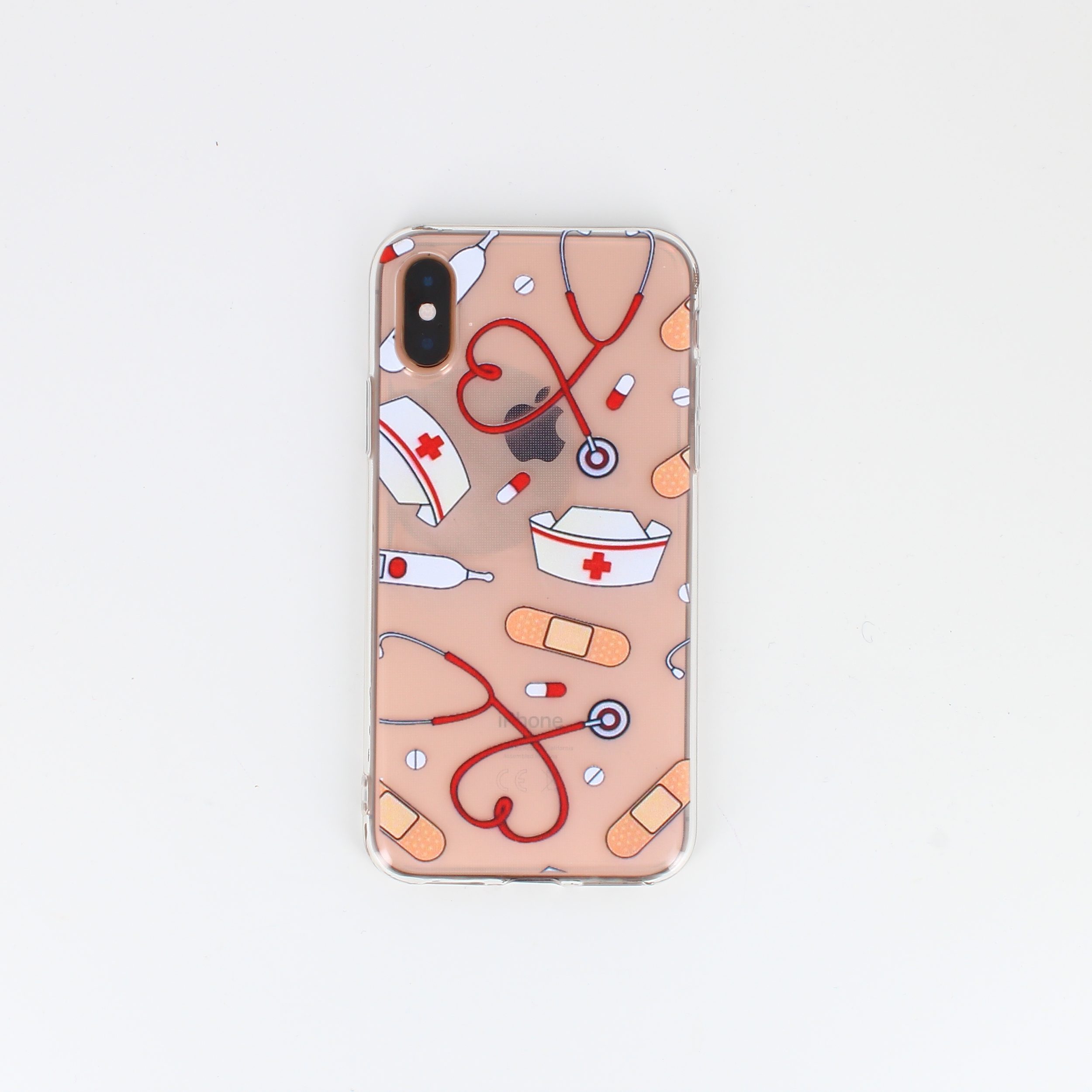 iPhone cover i silikone med flot print