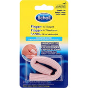 Scholl finger- og tåbeskytter – blød beskyttelse mod tryk, vabler og ligtorne
