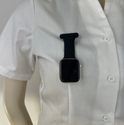 Sort sygepleje silikone rem til Apple Watch