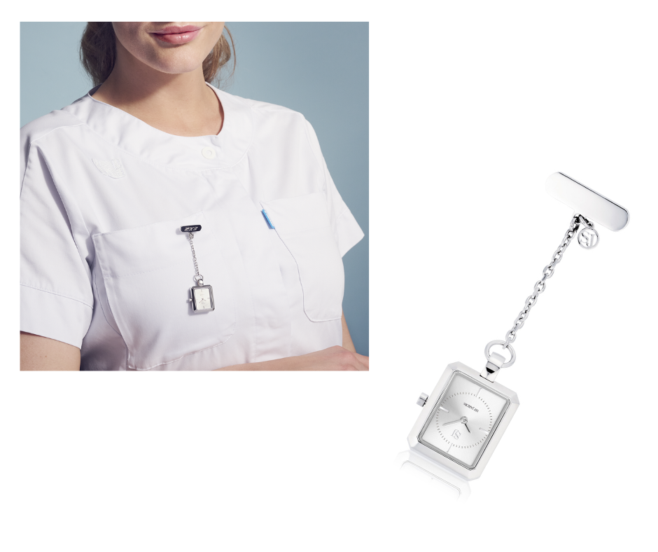 Sif Jacobs sygeplejeur i stål med gravering