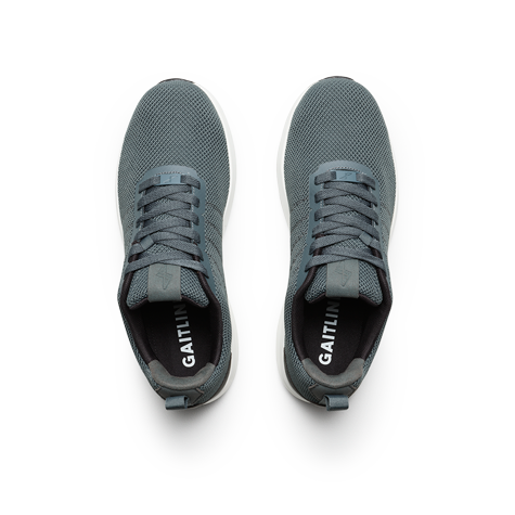 Grøn sneaker med hvide såler fra GaitLine