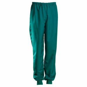 Nybo Grønne Unisex Micro Sport Bukser, Ribkant, Antistatisk