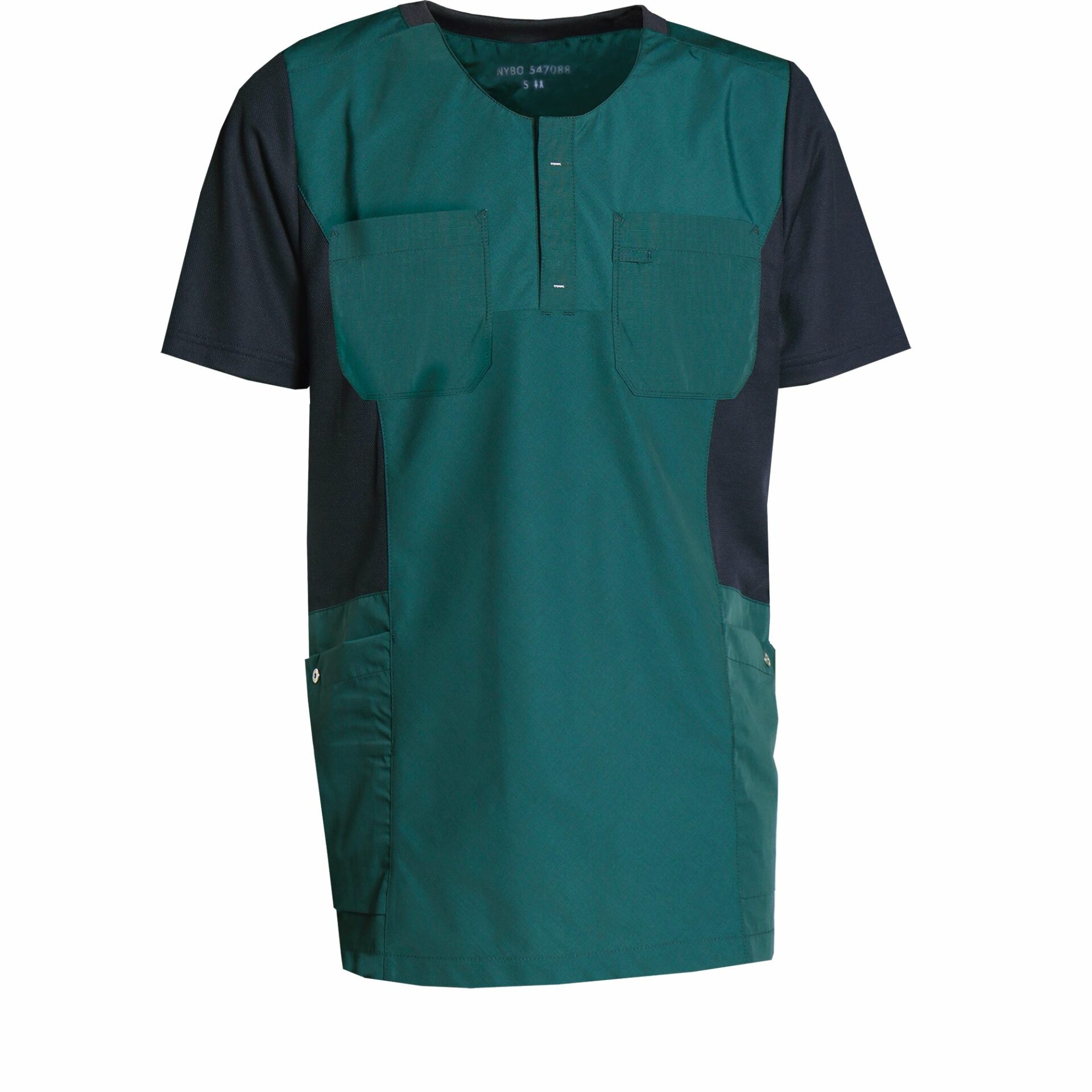 Nybo Mørkegrøn Unisex Sporty Mix Busseronne, Kortærmet, Åndbar, Stretch