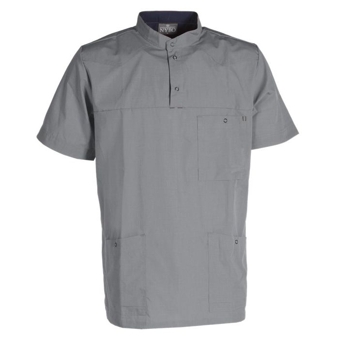 Nybo Grå Melange Unisex Flair Busseronne, Strækbar Ryg, Justerbar Sider