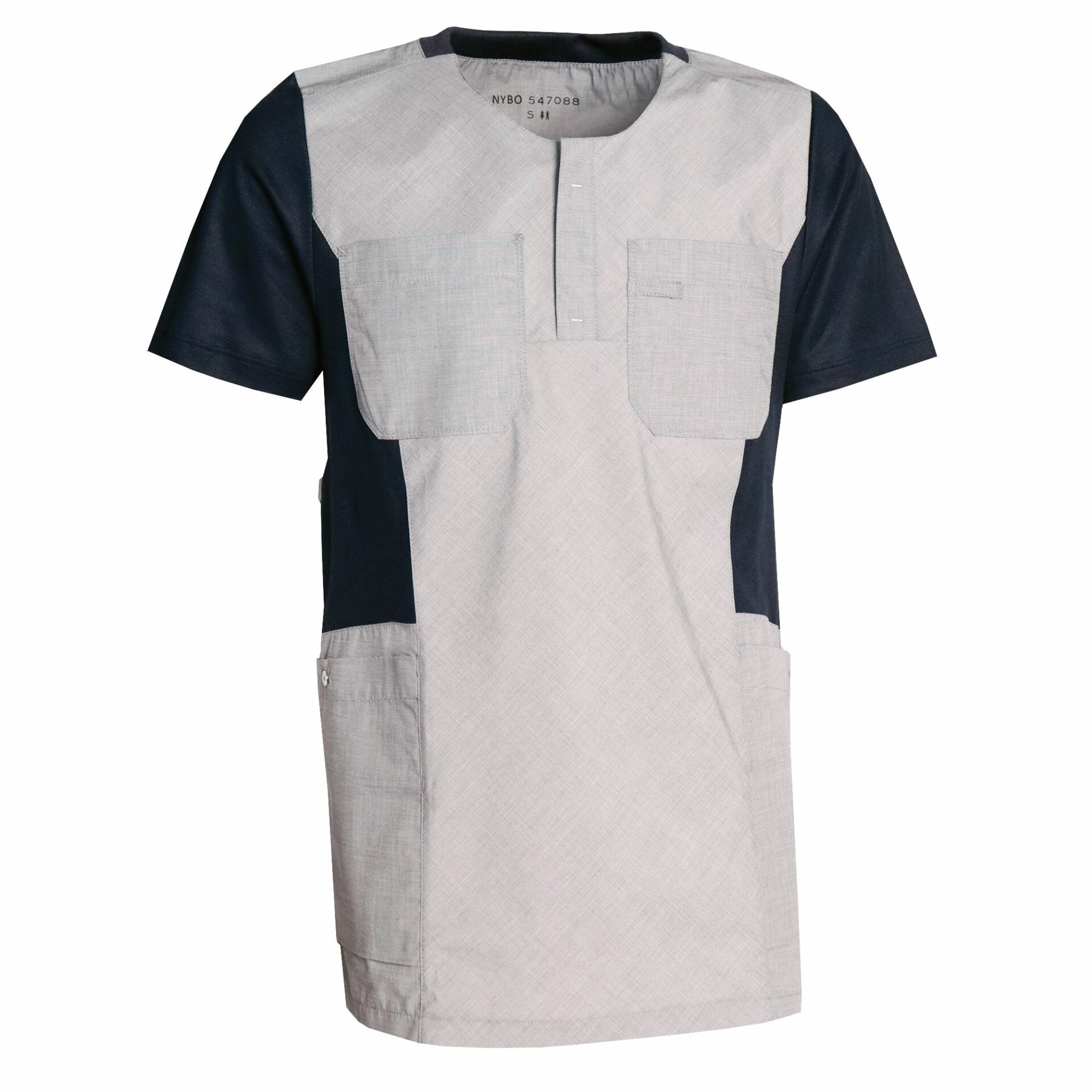 Nybo Grå Melange Unisex Sporty Mix Busseronne, Rummelig, Åndbar, Stretch