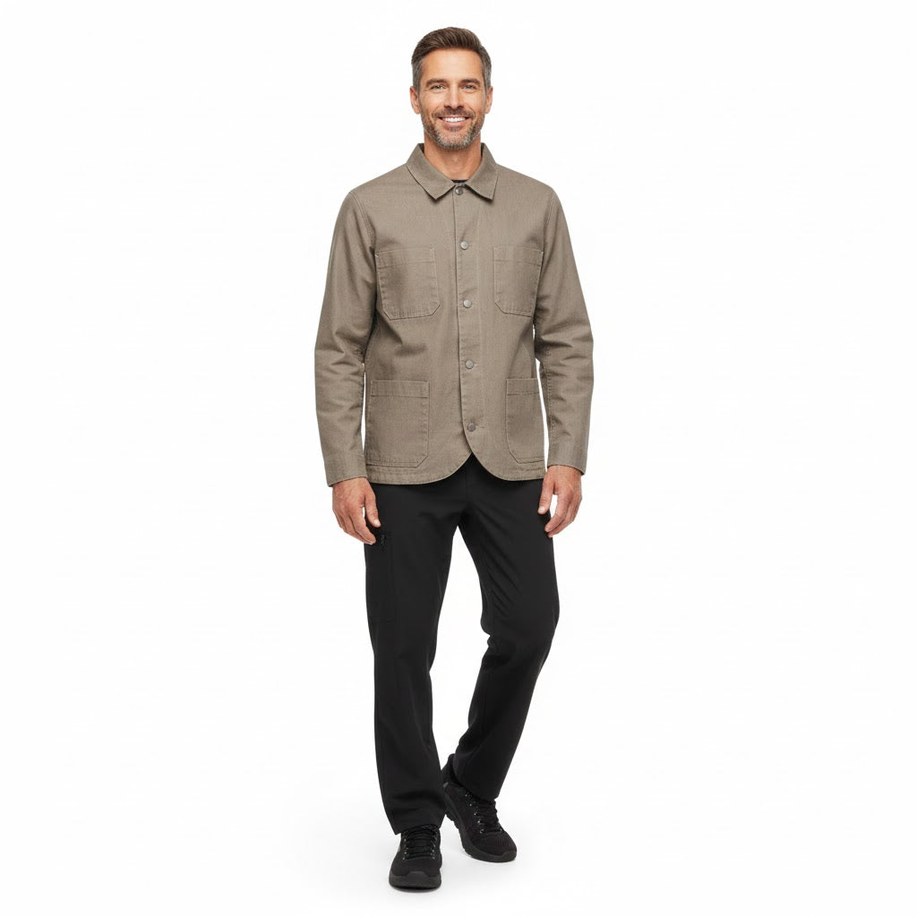 Nybo Khaki Unisex New Nordic Udendørsjakke, Komfort, Strækbar