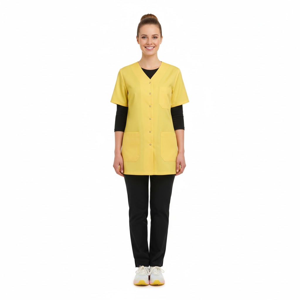 Nybo Gul Dametunika, Charisma Premium, Komfort, Slidstærk, Temperaturregulerende