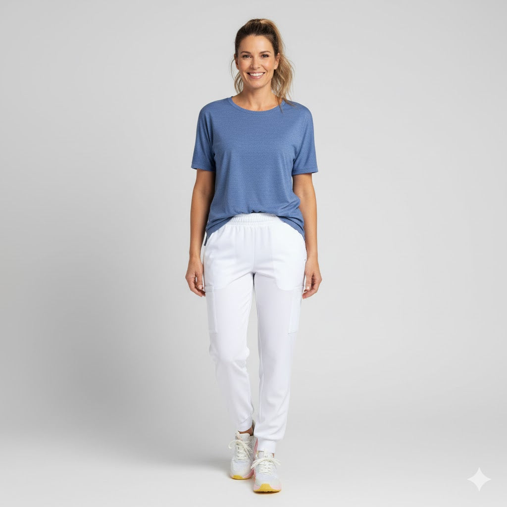 Nybo Hvide Unisex Charisma Premium Bukser, Pull-on, Komfortabel, Slidstærk