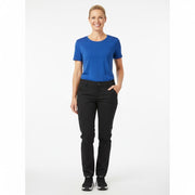 Nybo Sort Dame Perfect Fit Chinos, God Pasform, Regulerbar Talje, Slidstærk