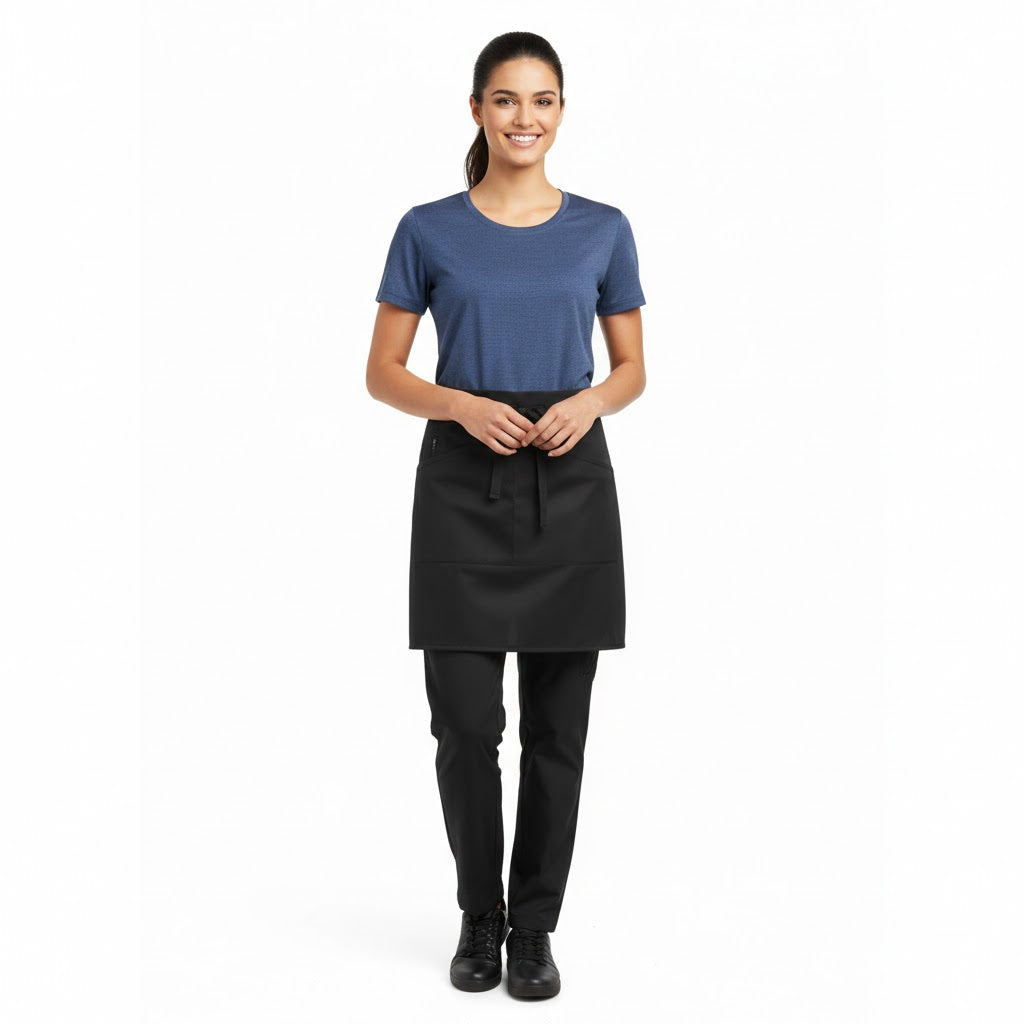 Nybo Sort Unisex Forklæde Pick-up, Lomme, One Size