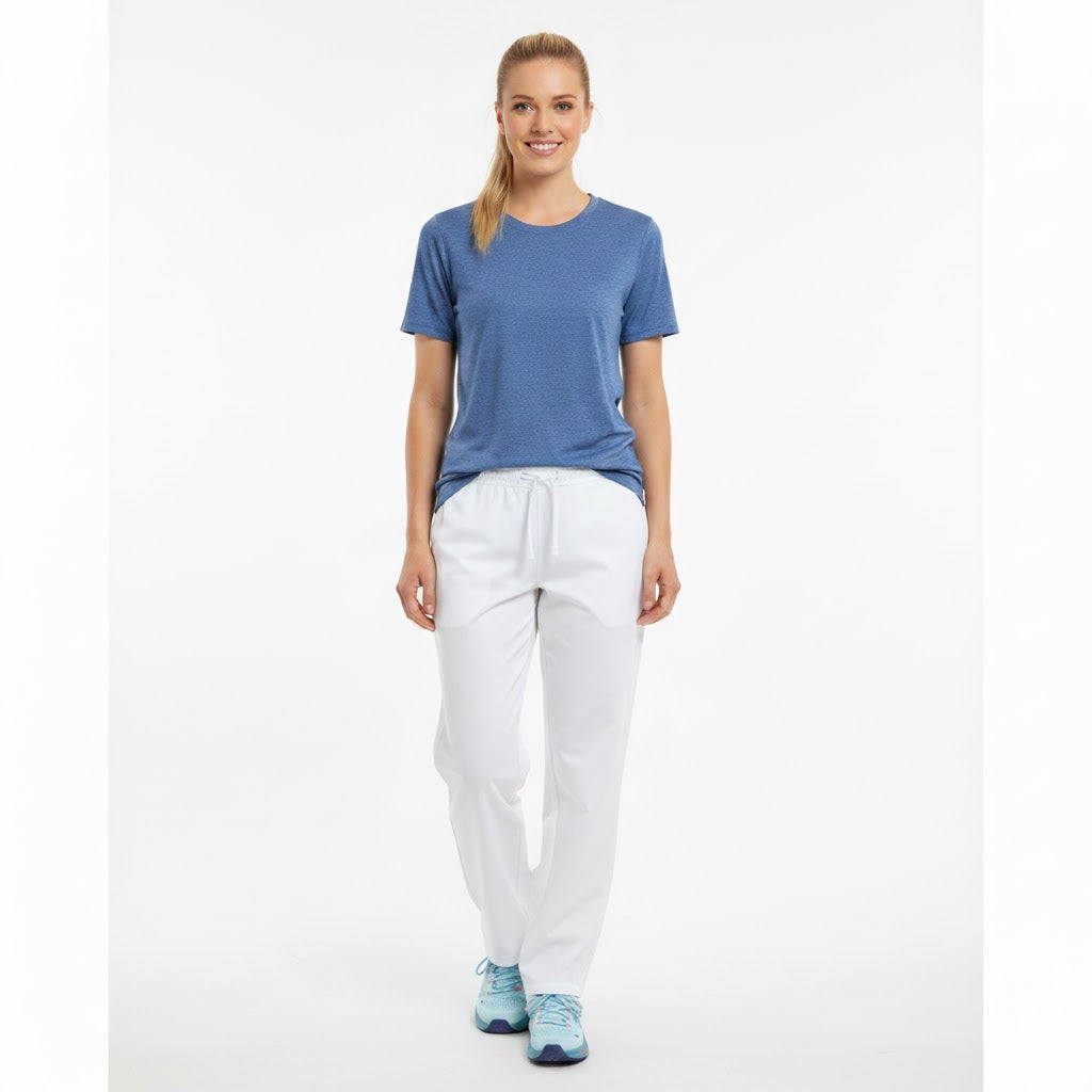 Nybo Hvide Unisex HACCP-Bukser, Elastik, Regulérbar, Slidstærk