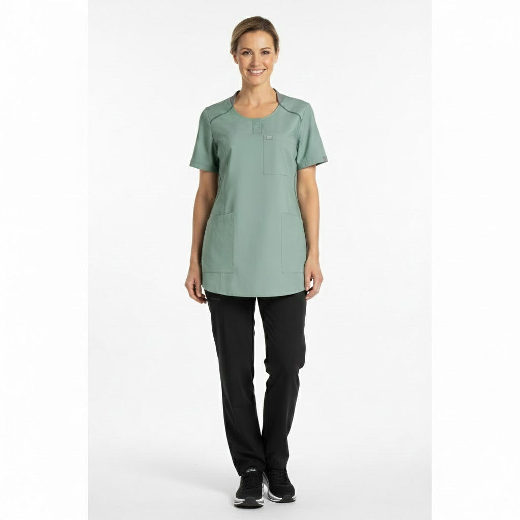 Nybo Lysegrøn Damebusseronne, Sporty, Strækbar, Komfort