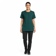 Nybo Mørkegrøn Unisex Sporty Tunika, Rummelig, Slidser