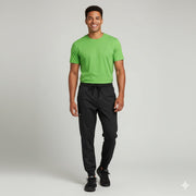 Nybo Sort Herre Garçon Street-Pants, Kort, Rib, Elastik, Komfort