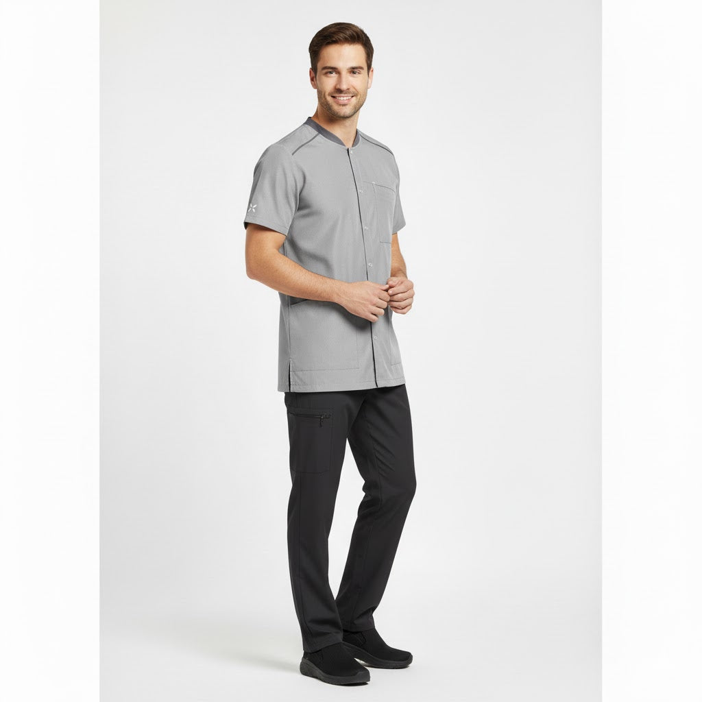 Nybo Grå Unisex Sporty Tunika, Rummelig, Fleksibel