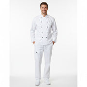 Nybo Hvid Unisex Delight Kokkejakke, Slidstærk, Komfort