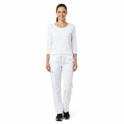 Slidstærk 3/4-ærmet dame t-shirt i hvid