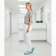 Nybo Hvide Unisex Heart Pull-on Bukser, Åndbar, Elastik i Talje