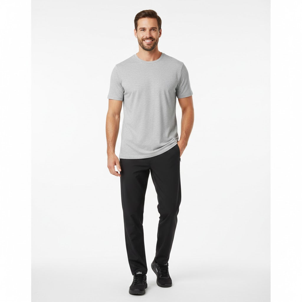 Nybo Grå Melange Herre Prowear T-Shirt, Ekstra Slidstærk