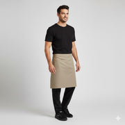 Nybo Khaki Unisex Pick-Up Forklæde, Forstykke, Lomme