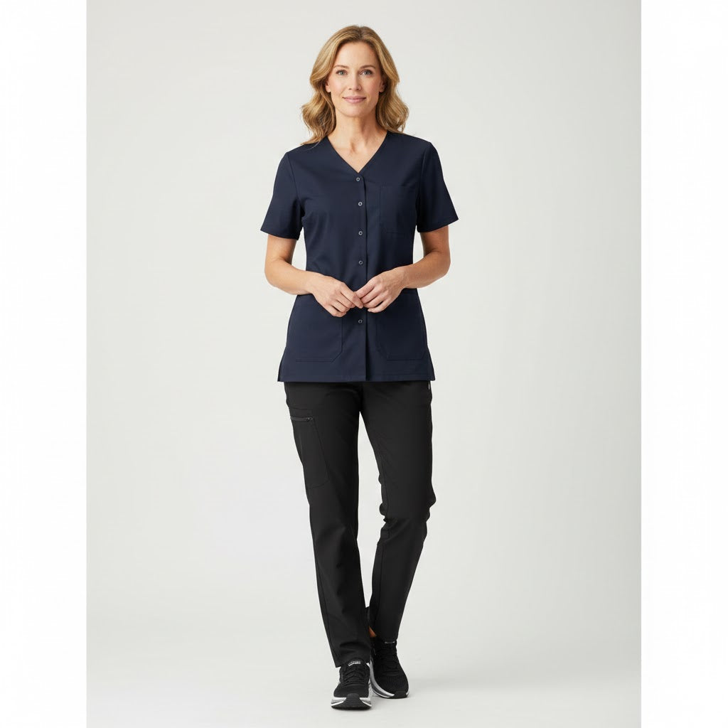 Nybo Navy Dametunika Charisma, Slidser, V-hals