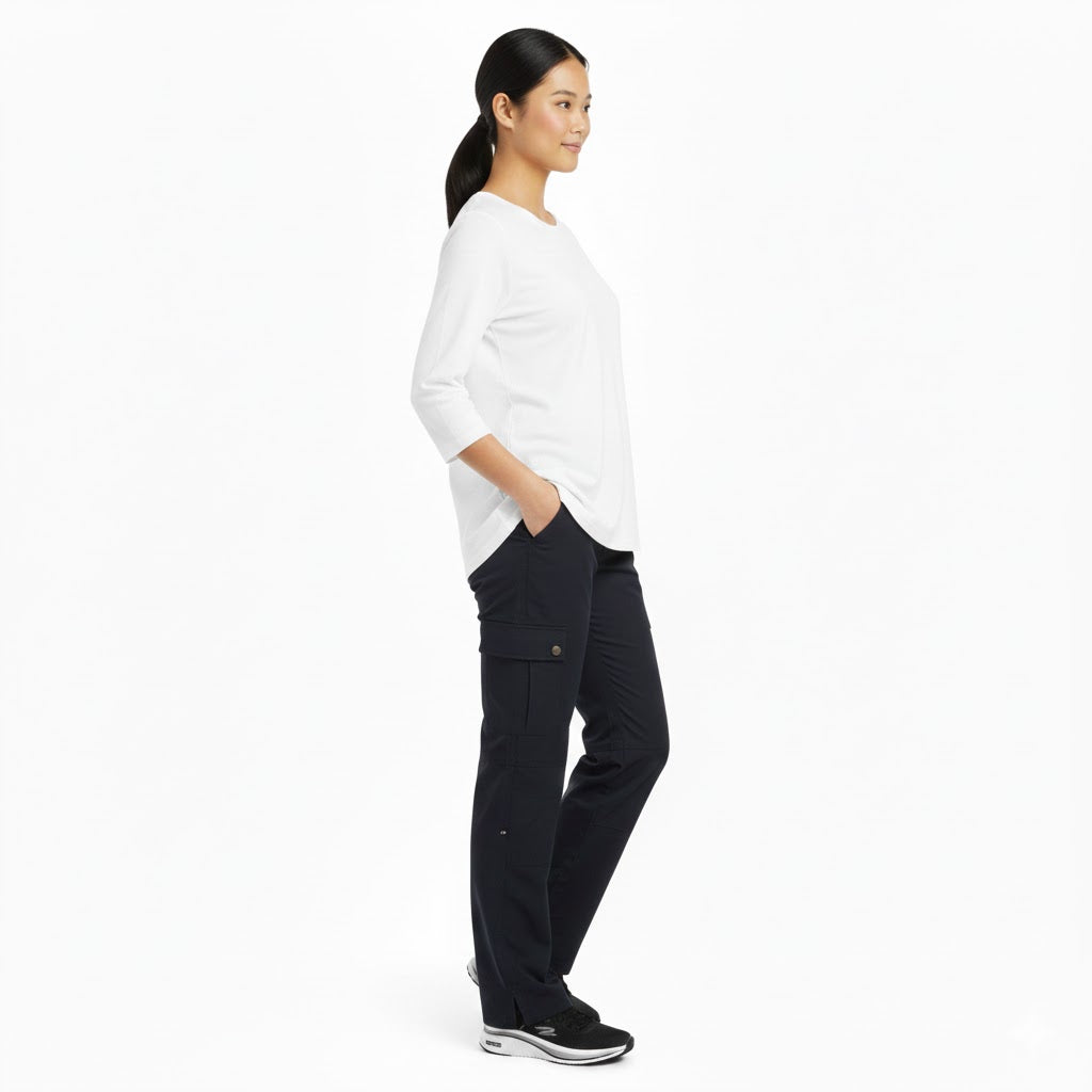 Nybo Navy Unisex Fusionbukser, Buks med Opsmøg, Fleksibel