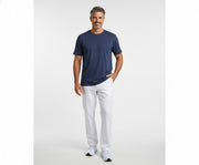 Nybo Hvide Herrebukser Club-Classic, Slidstærke, Fleksible Knapper