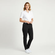 Nybo Hvid Dame Performance Skjorte, Kortærmet, Taljeret