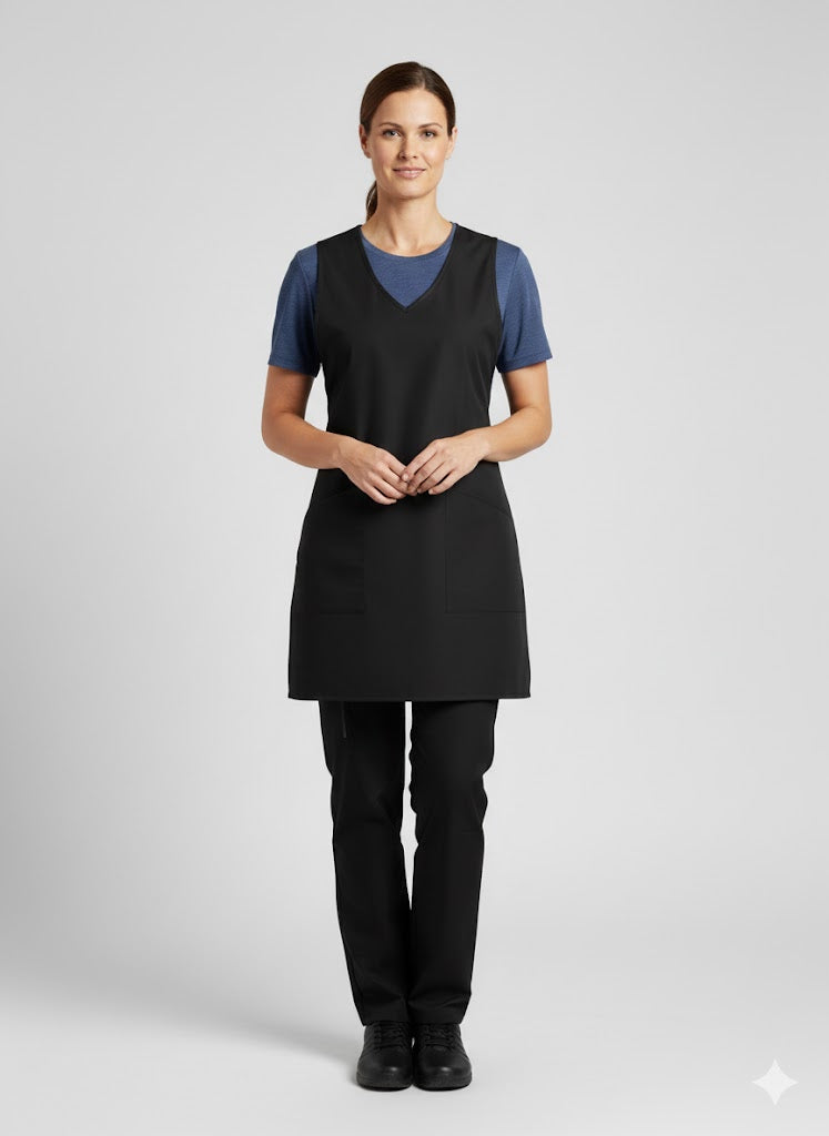 Nybo Sort Unisex Dolly Forklæde, Sandwich, Justerbar, Fleksibel