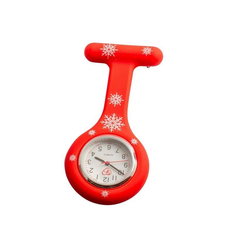 Rød juleur i silikone