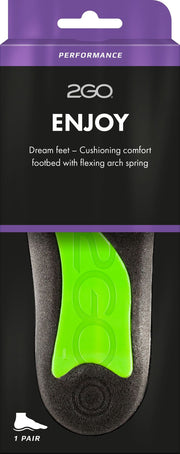 2GO støddæmpende 3/4 sål