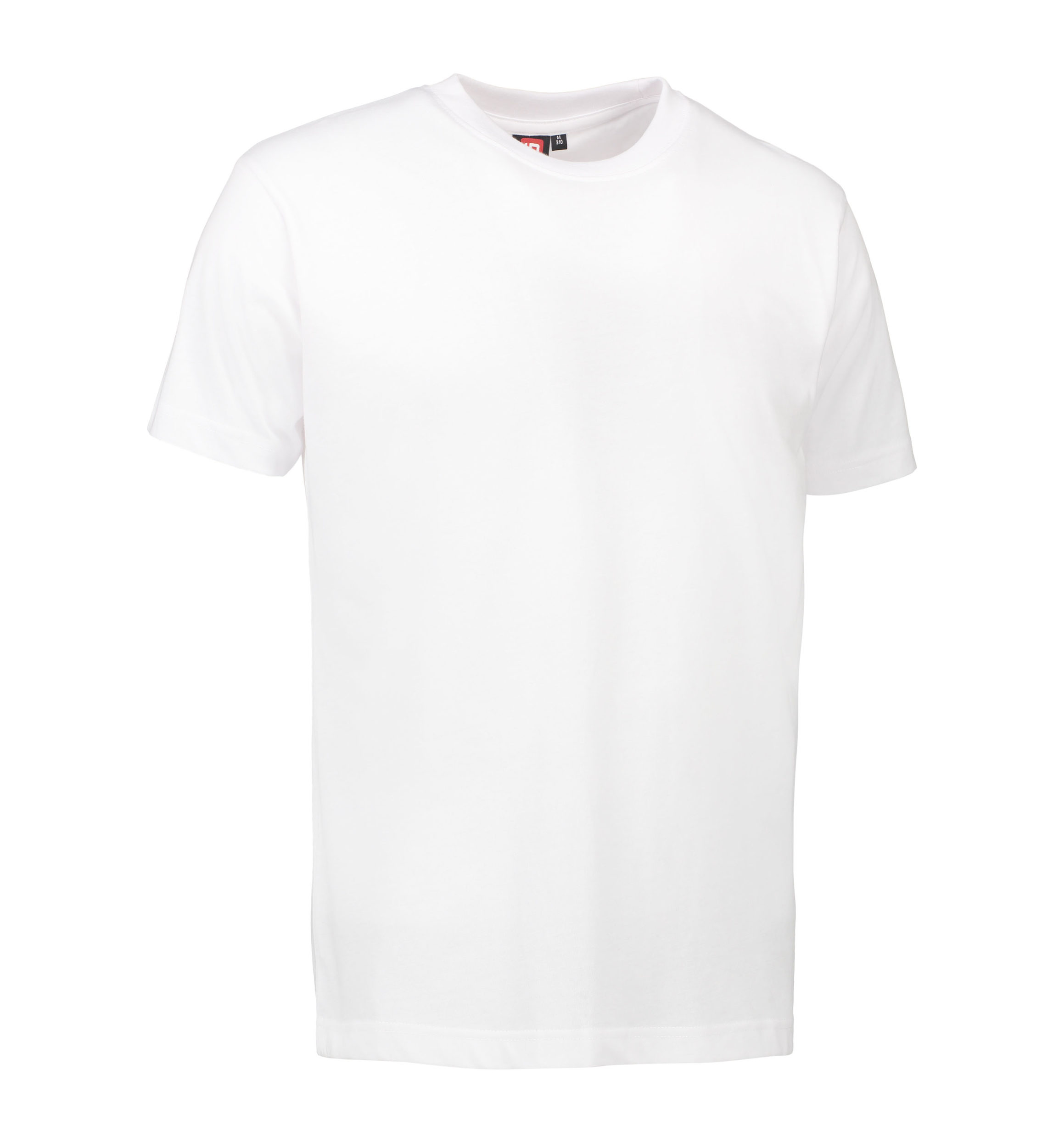 Billede af Slidstærk t-shirt i hvid til mænd - 6XL hos Sygeplejebutikken.dk