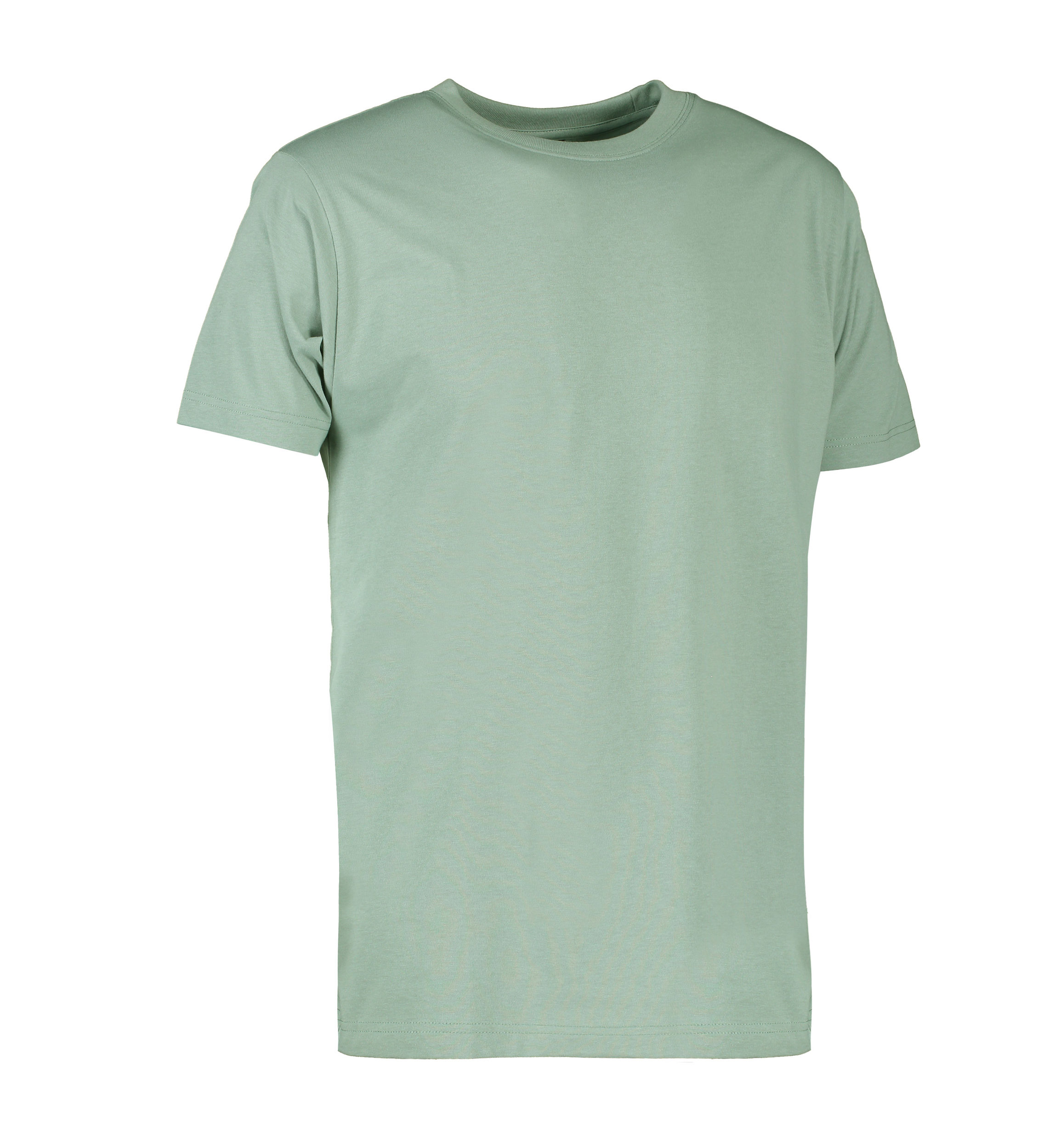 Billede af Slidstærk t-shirt i støvet grøn til mænd - 6XL