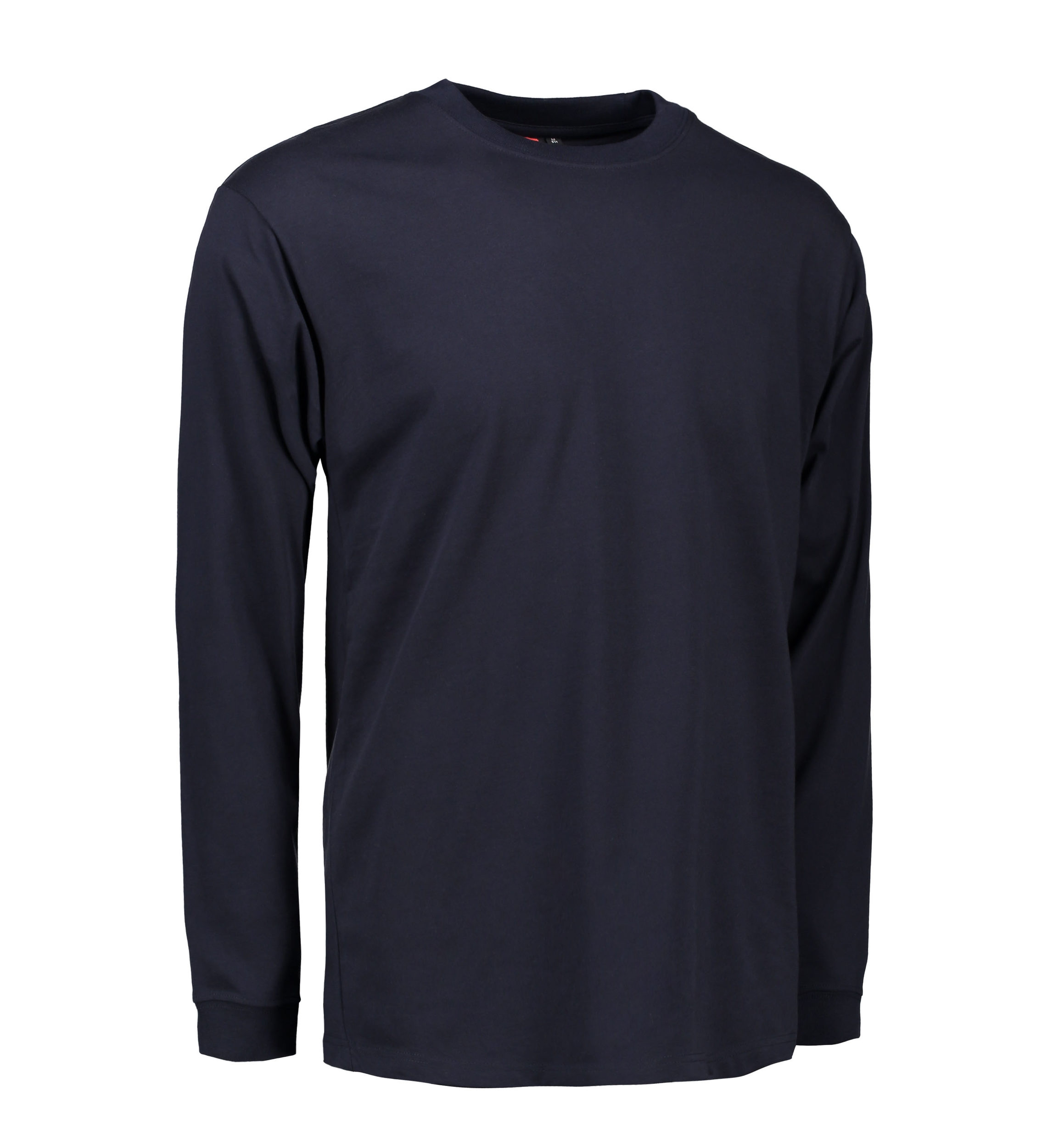 Billede af Slidstærk langærmet t-shirt til mænd i navy - XL hos Sygeplejebutikken.dk