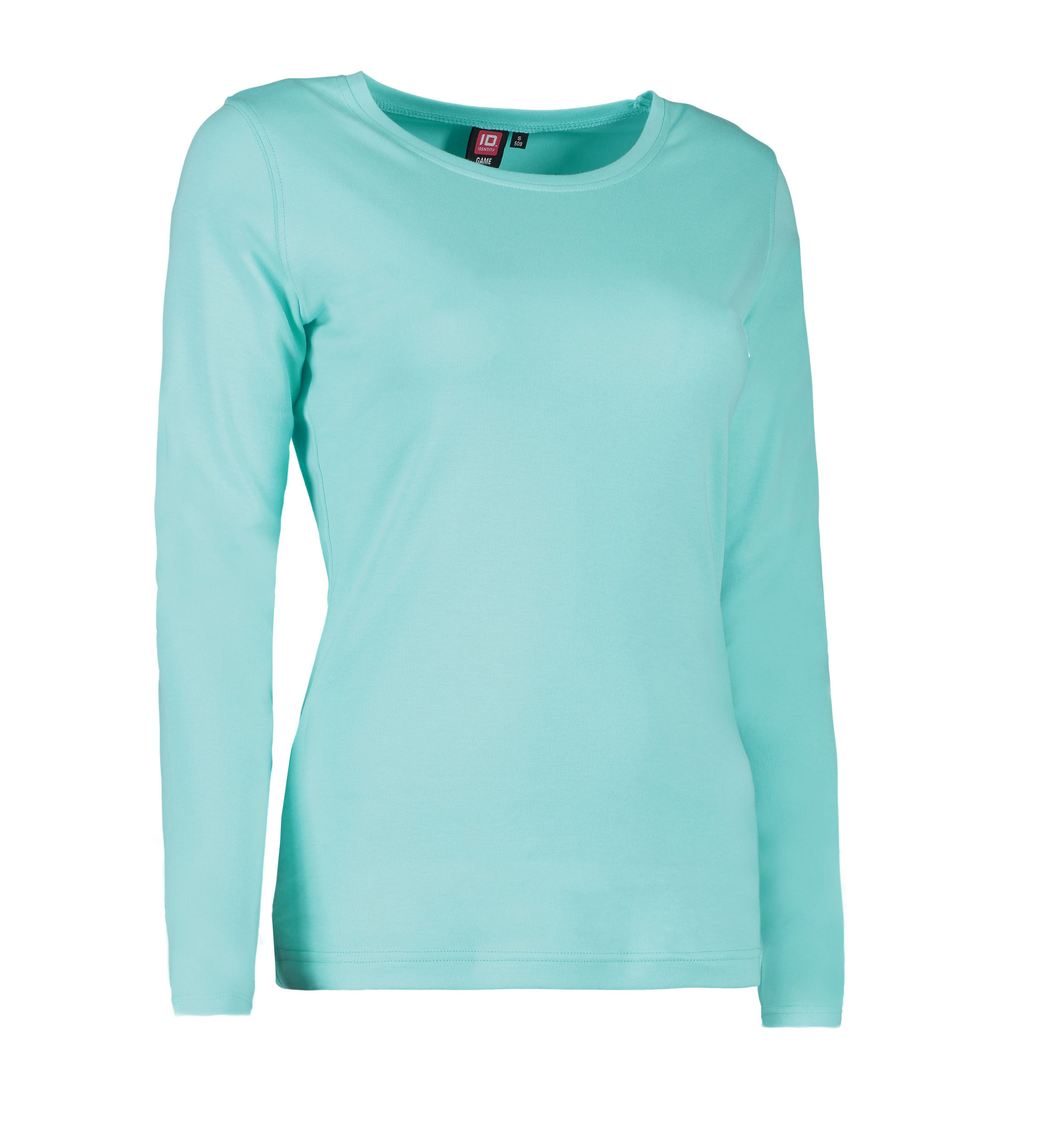 Billede af Mint farvet langærmet dame t-shirt - XL hos Sygeplejebutikken.dk