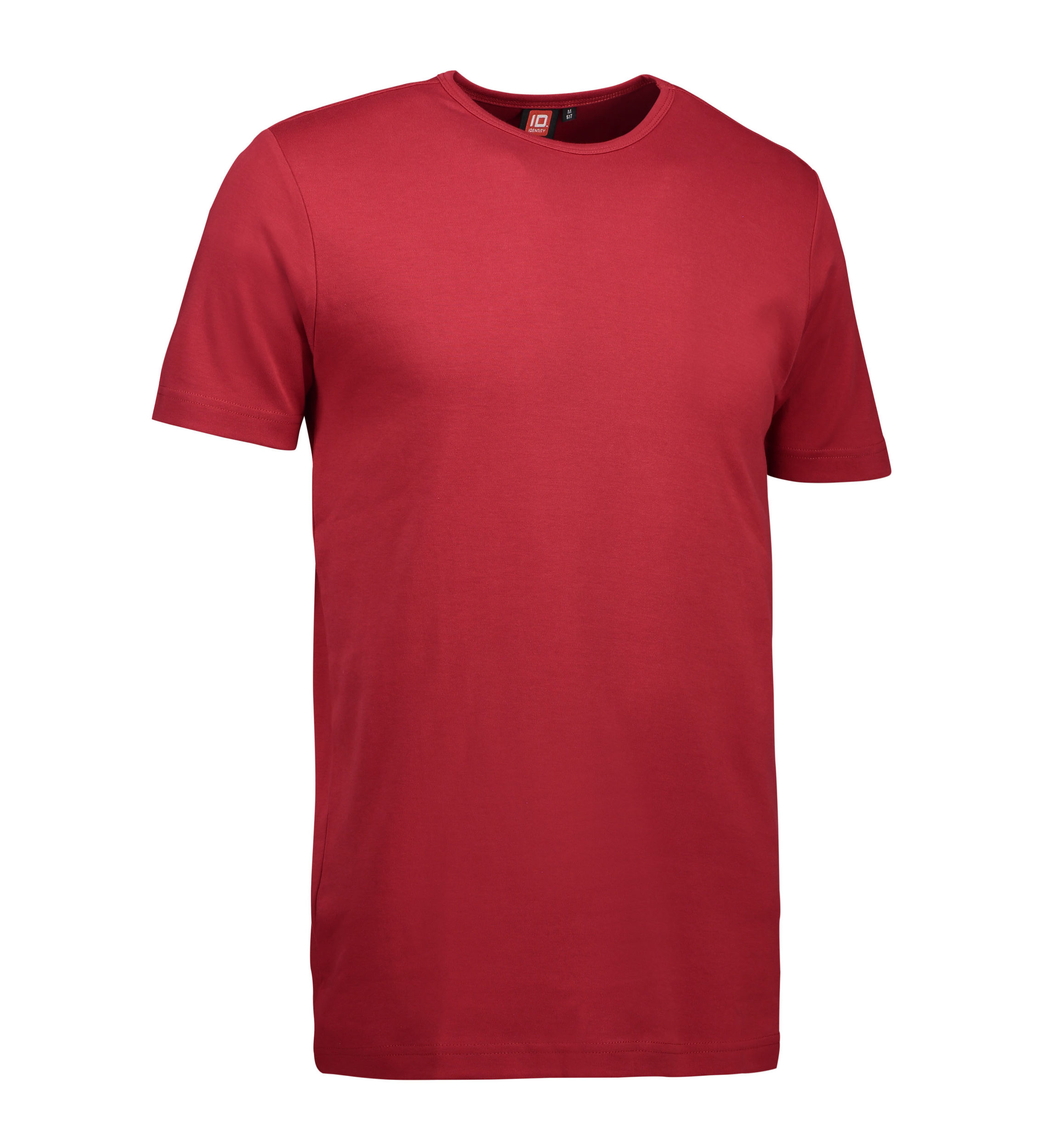 Billede af Rød t-shirt med rund hals til mænd - 3XL
