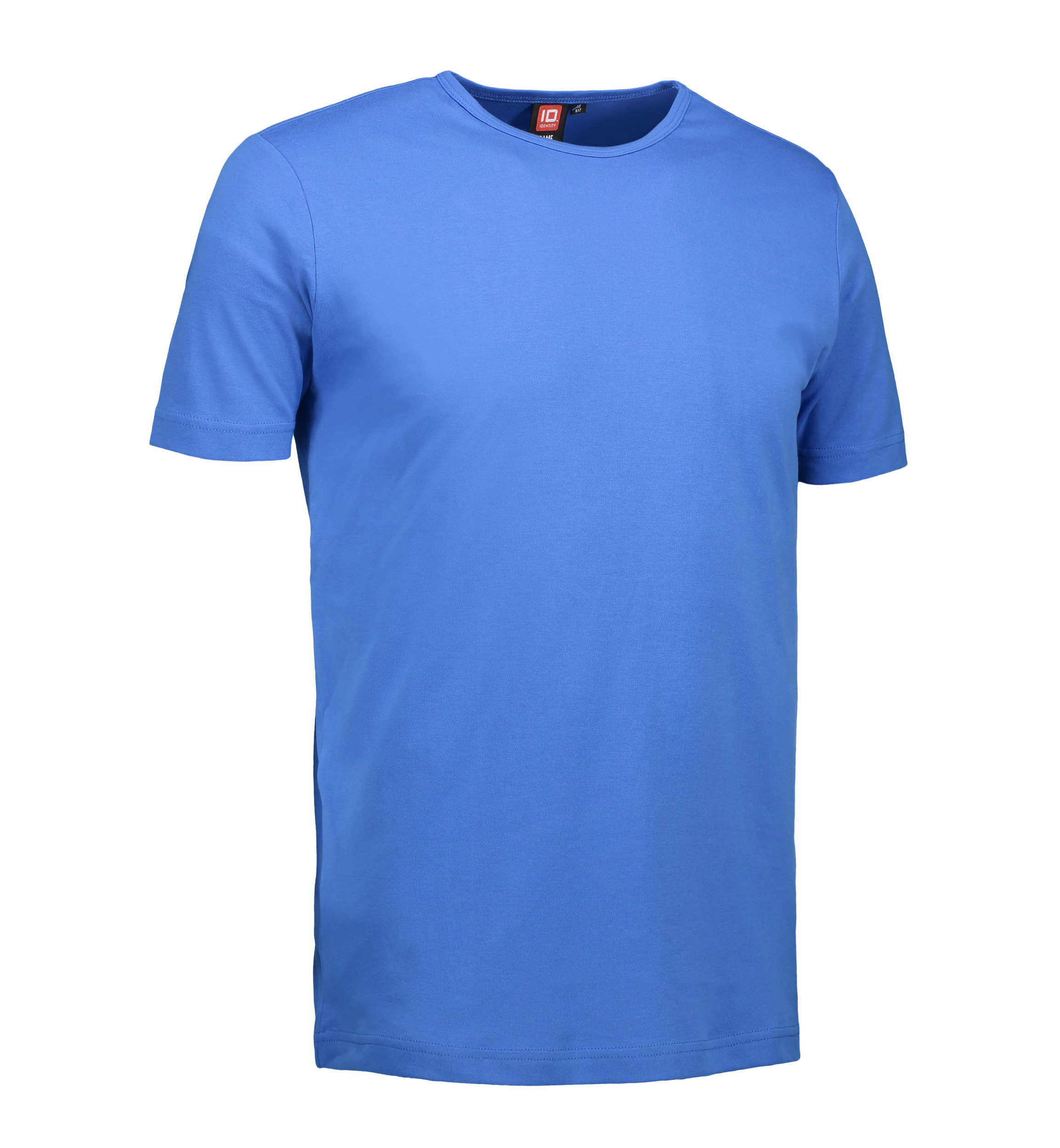 Billede af Blå t-shirt med rund hals til mænd - 3XL