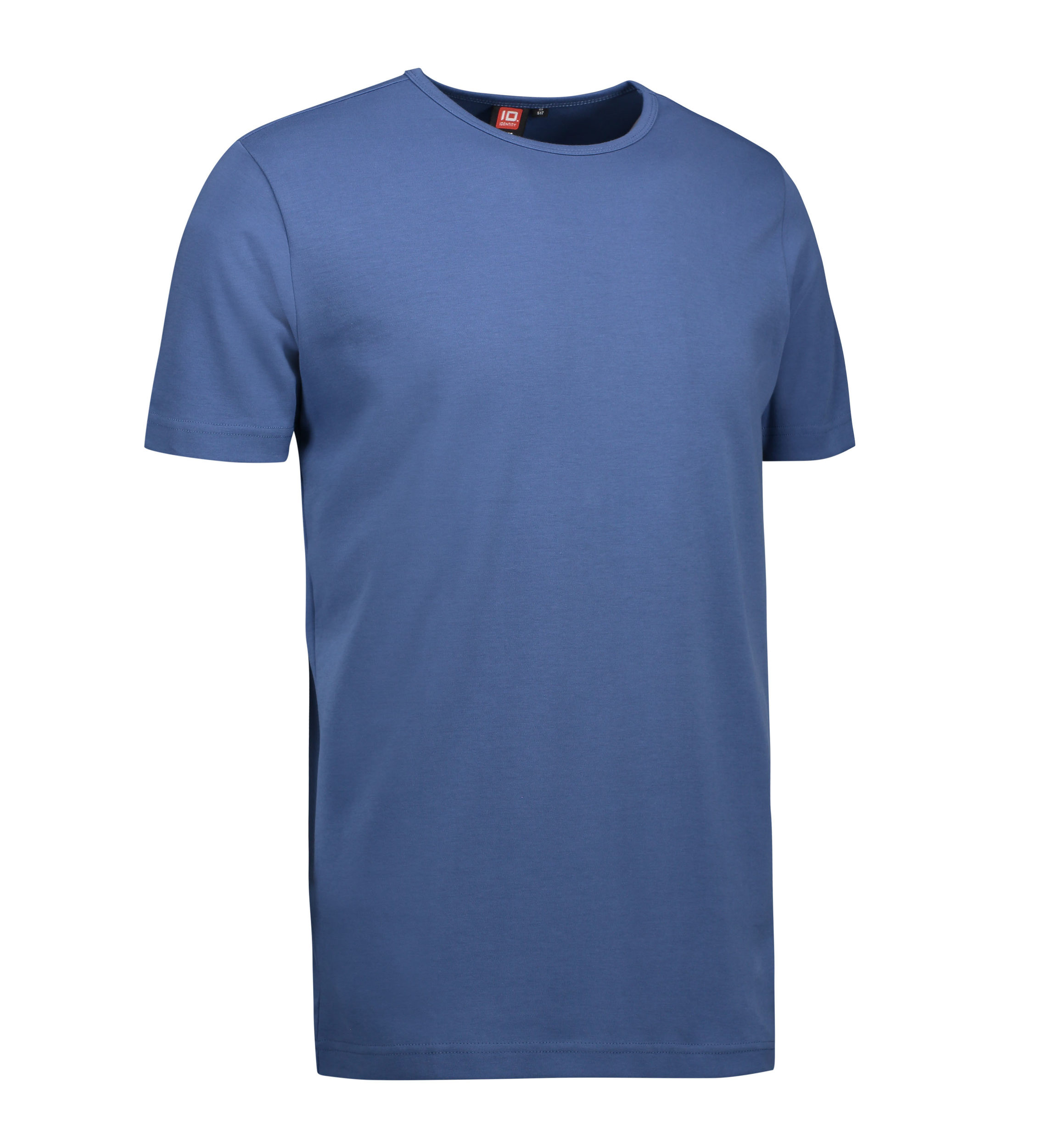 Billede af Indigo farvet t-shirt med rund hals til mænd - 3XL