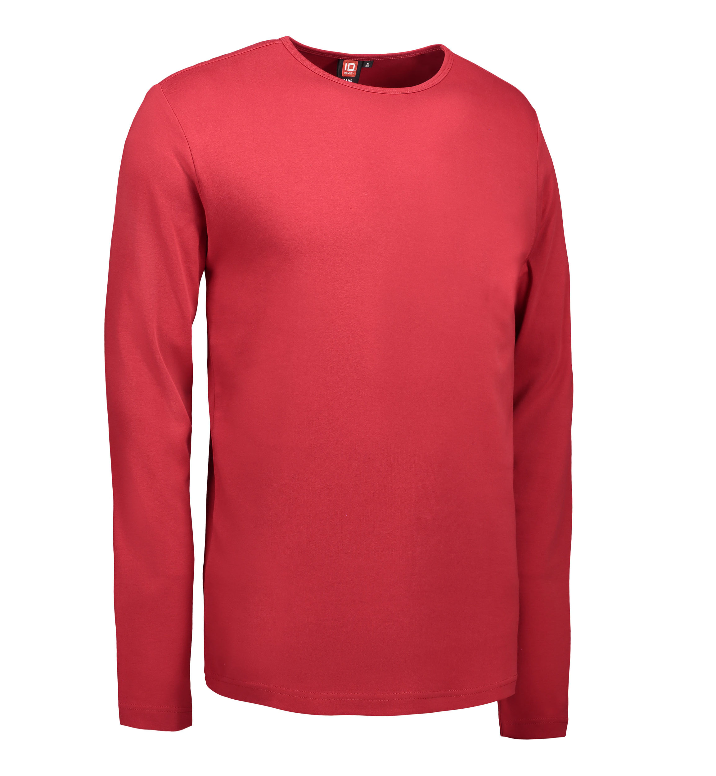 Billede af Rød langærmet t-shirt til mænd - 3XL