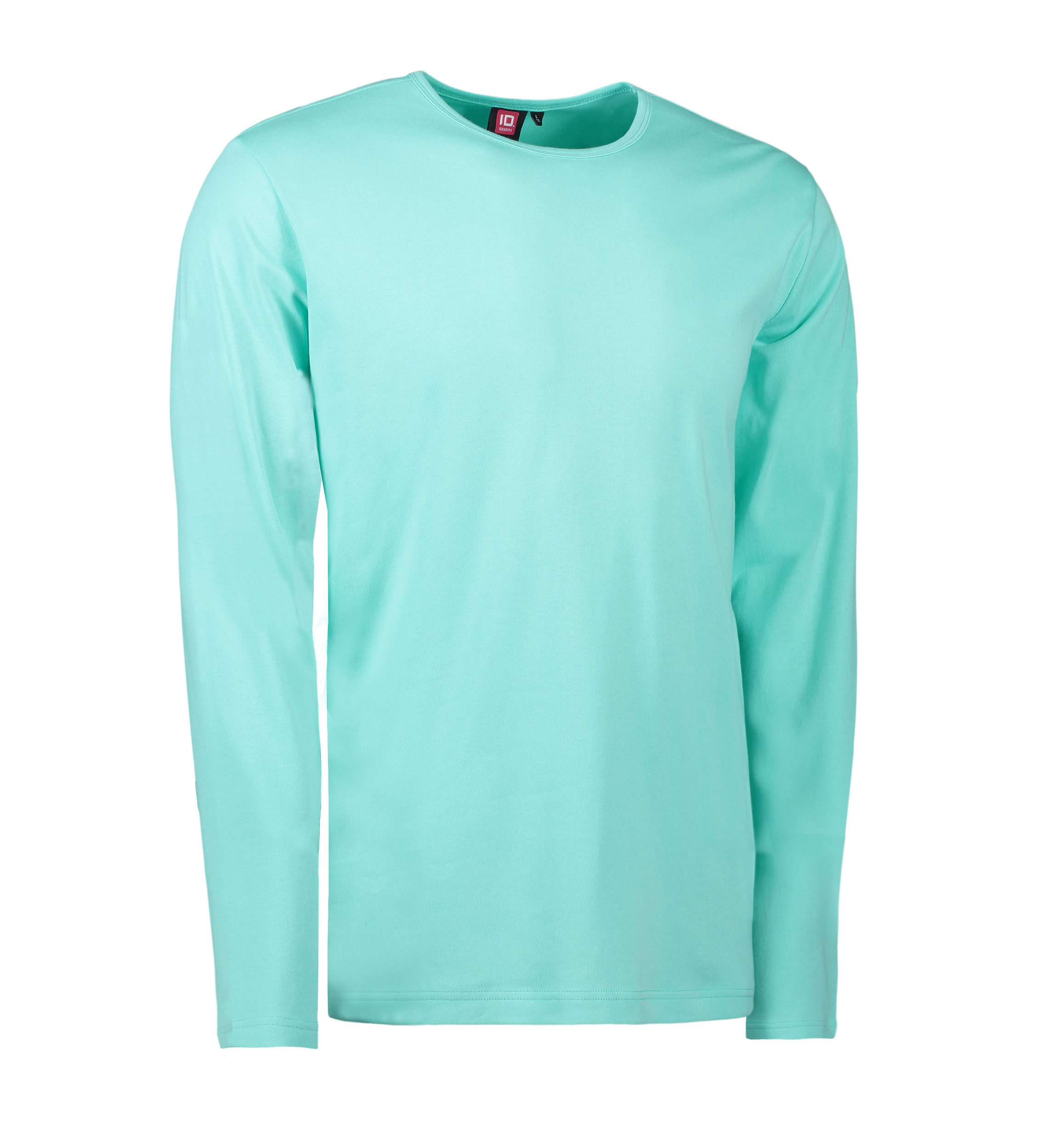 Billede af Mint farvet langærmet t-shirt til mænd - 3XL