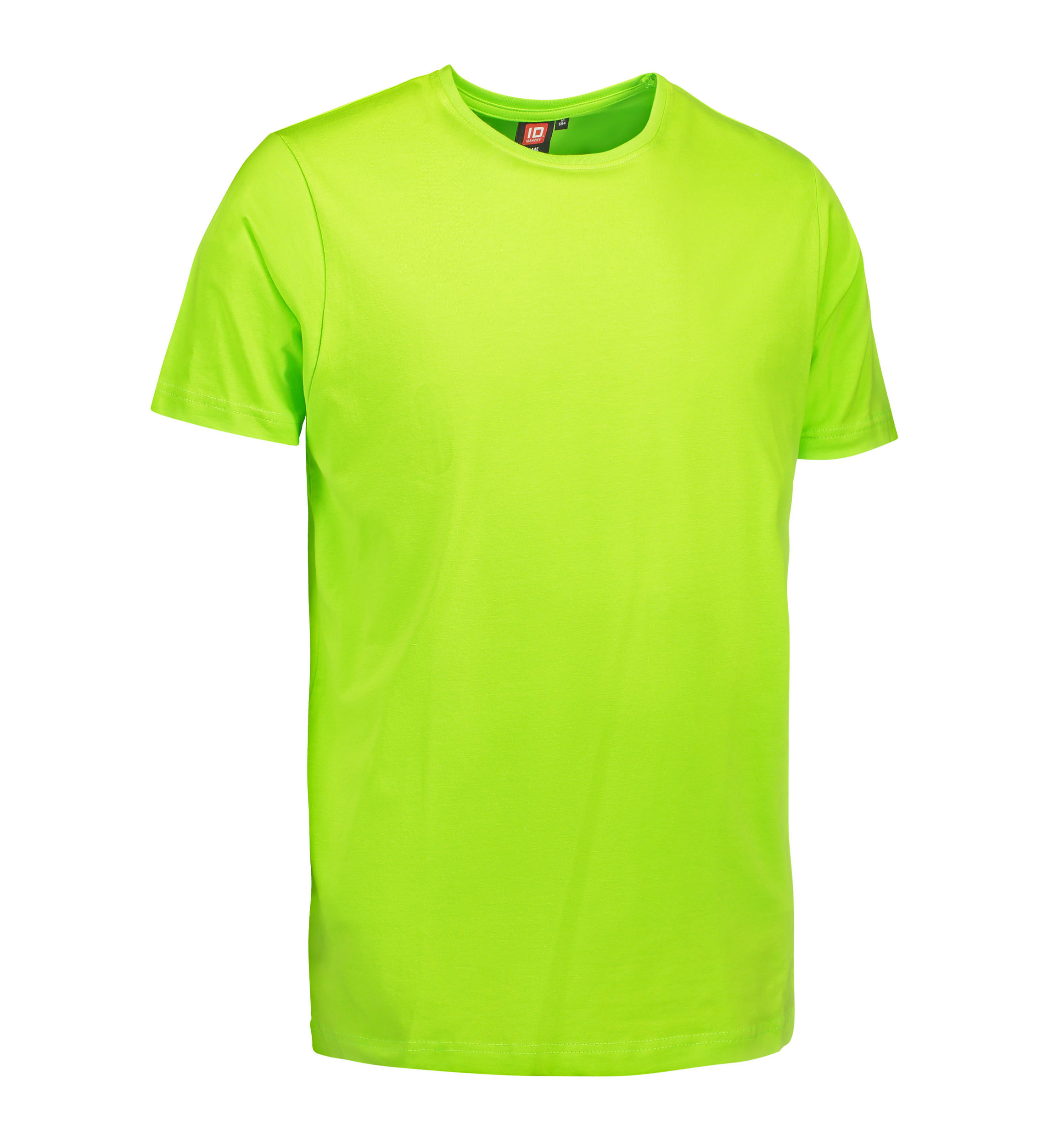 Se Stretch t-shirt til mænd i lime - L hos Sygeplejebutikken.dk