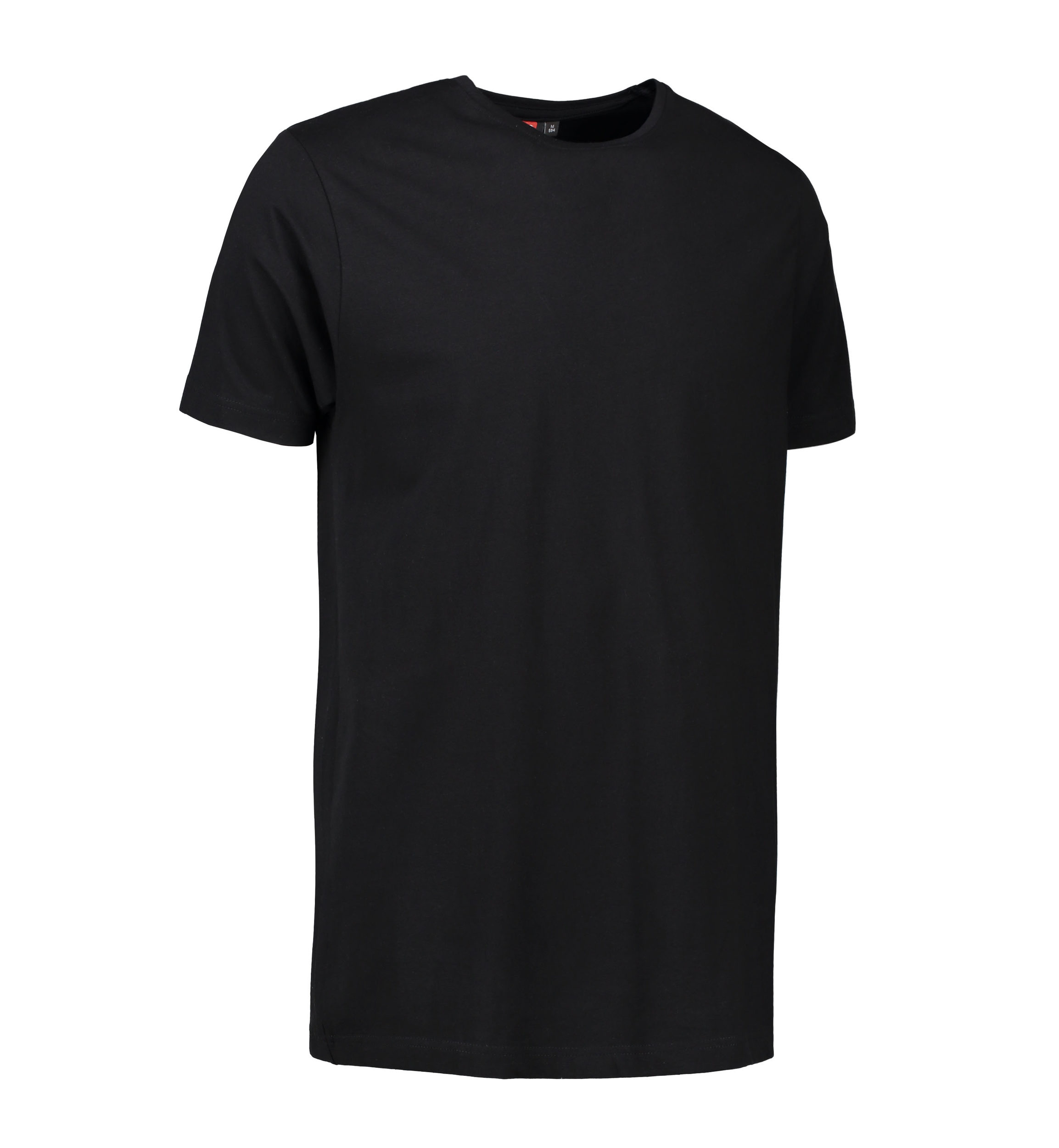 Billede af Stretch t-shirt til mænd i sort - L hos Sygeplejebutikken.dk