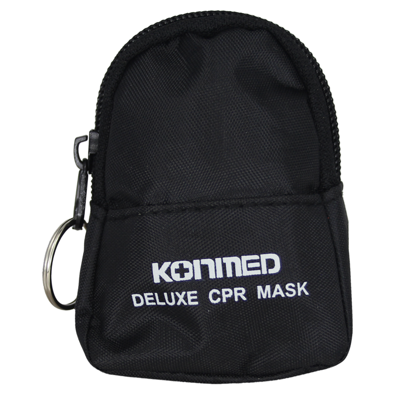 CPR maske i lille taske - Sort