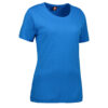 Turkis dame t-shirt med rund hals
