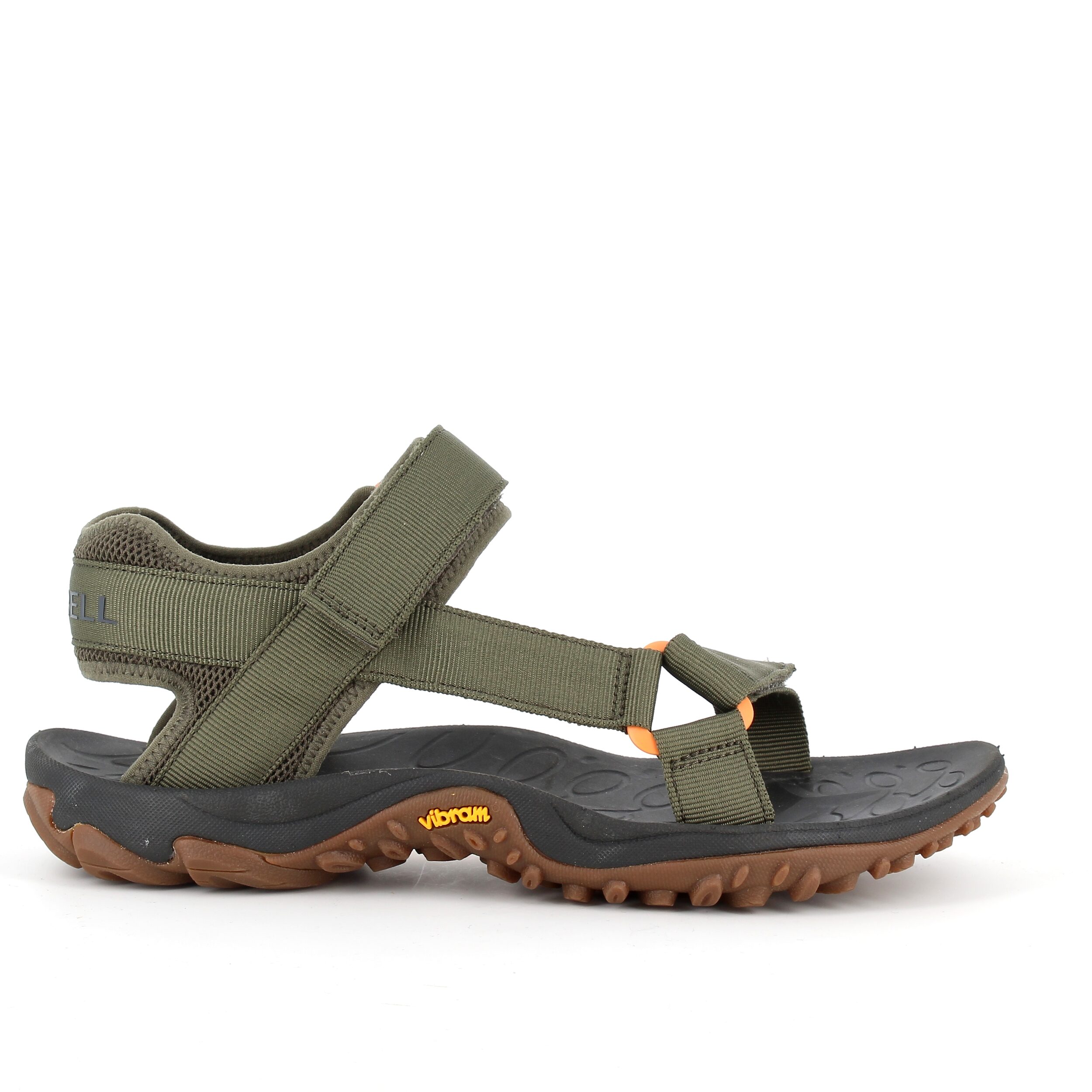 Grøn sandal fra Merrell med fleksibel gummi bund - 46