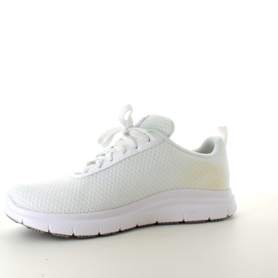 Skechers Work i hvid med åndbart materiale