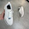 Hvid Skechers herre sko med Max Cushioning