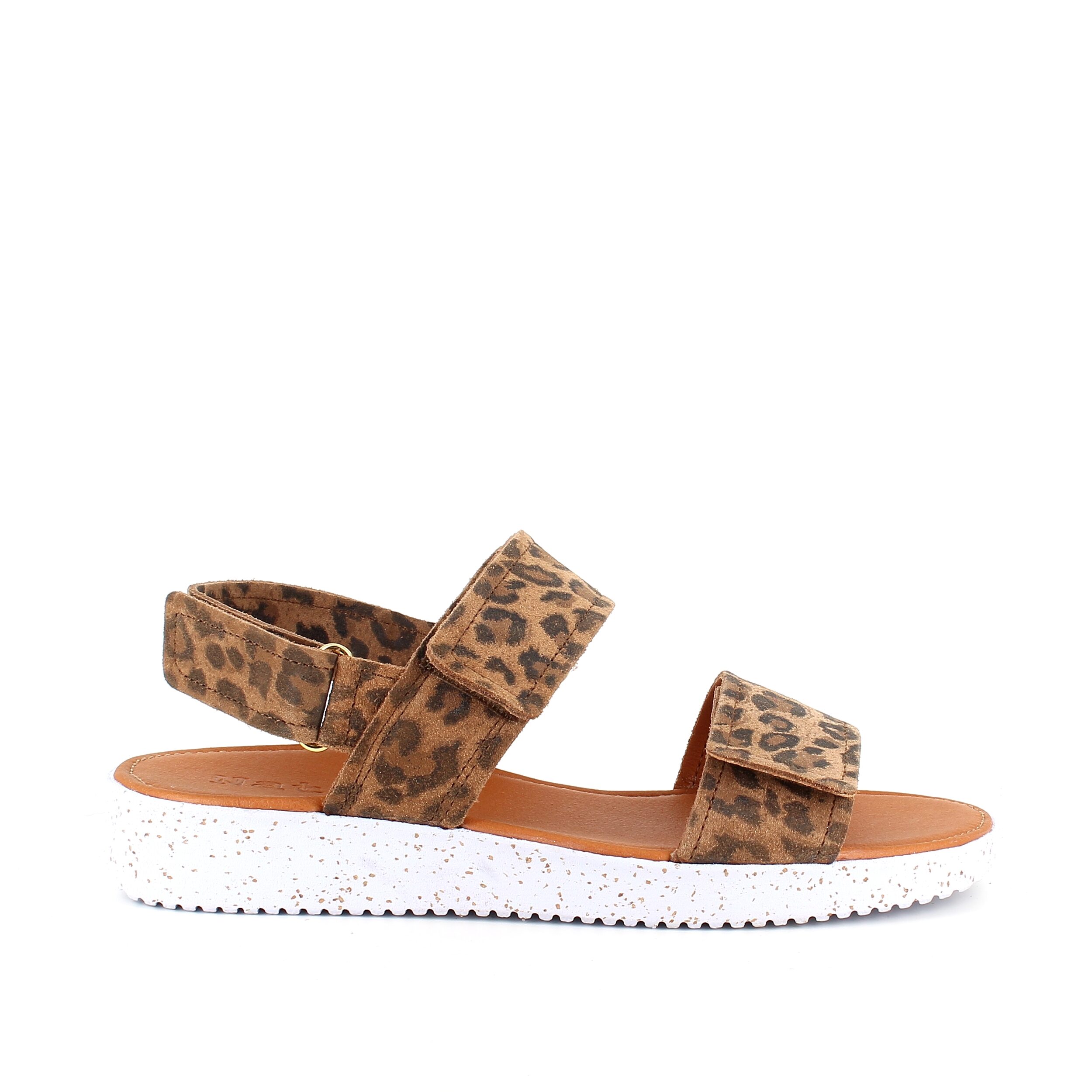 Se Nature leopard sandal med lyse såler - 36 hos Sygeplejebutikken.dk