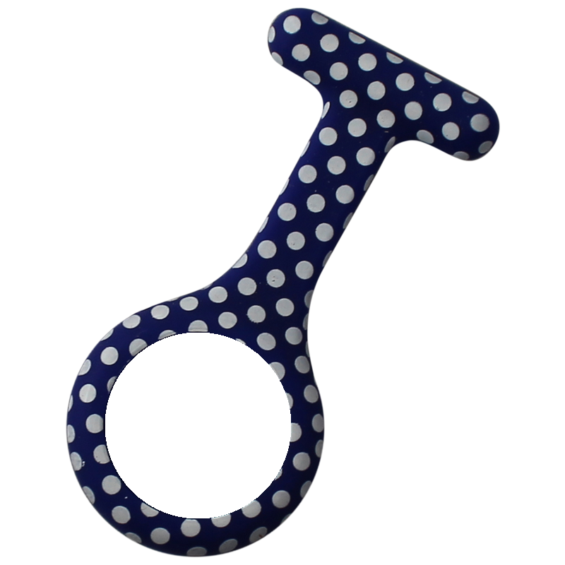 11: Cover til silikone sygeplejeure - Polka blå