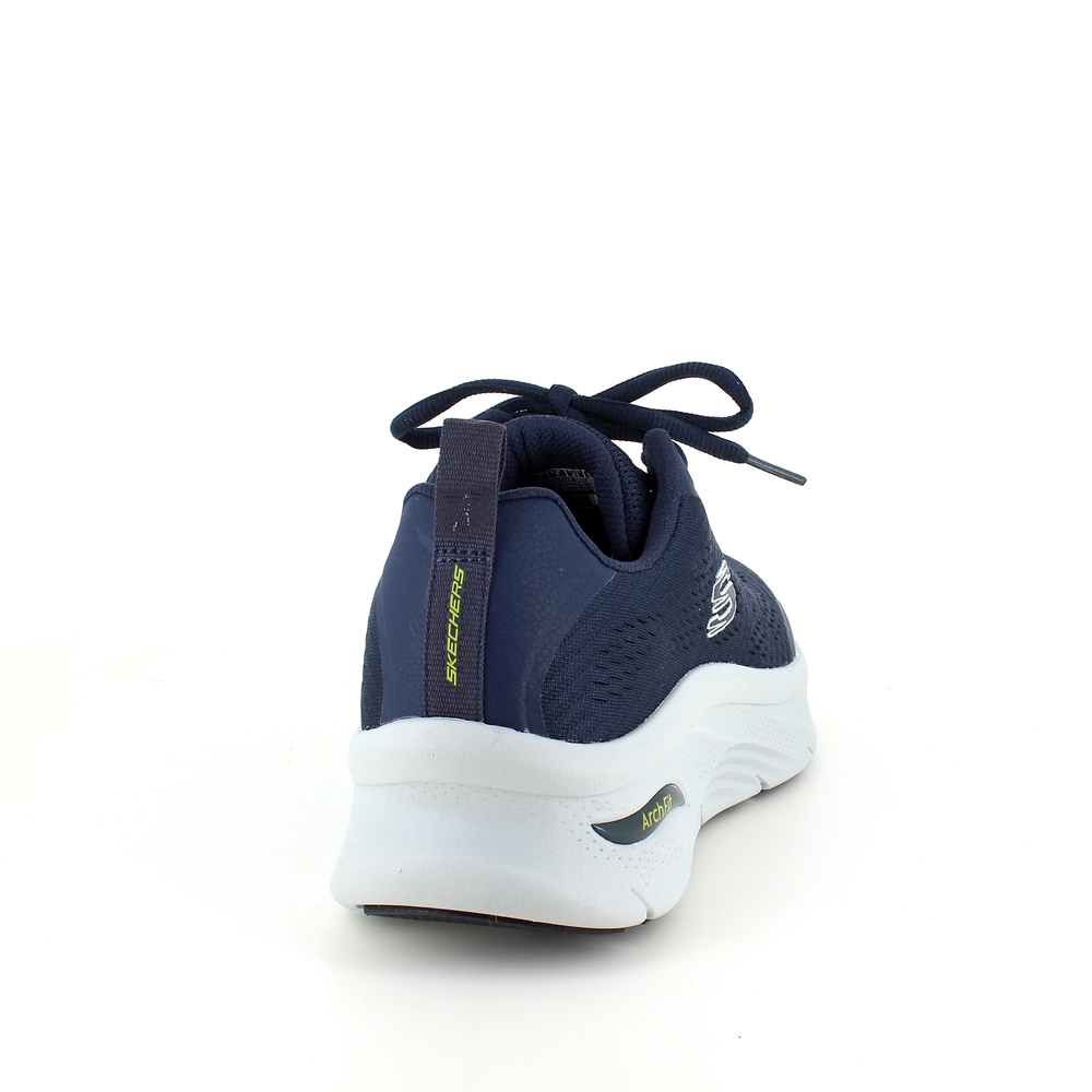 grill usund Regenerativ Blå Arch fit sko fra Skechers med ekstra svangstøtte - Sygeplejebutikken